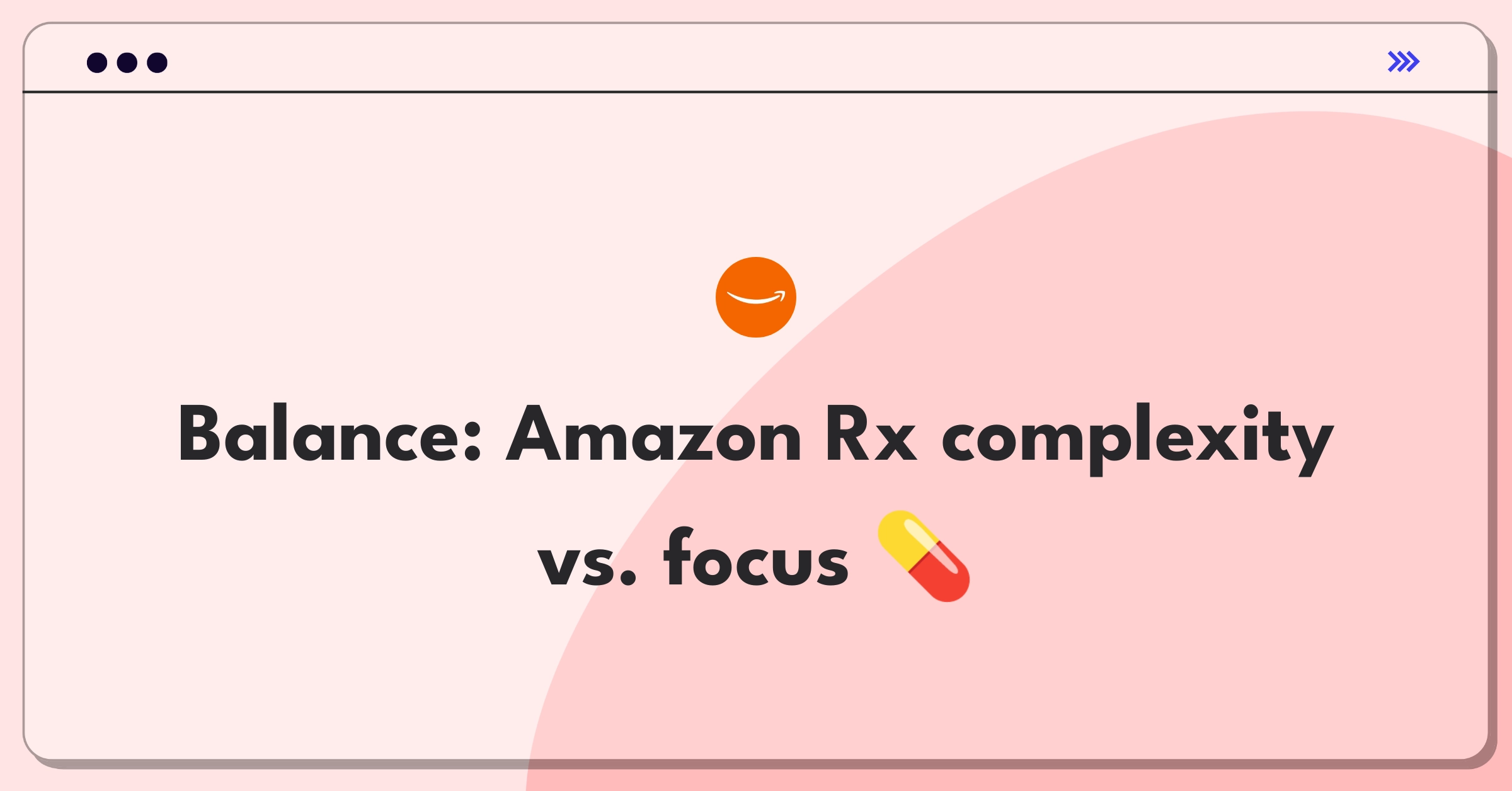 Product Management Trade-off Question: Amazon Pharmacy prescription types expansion strategy