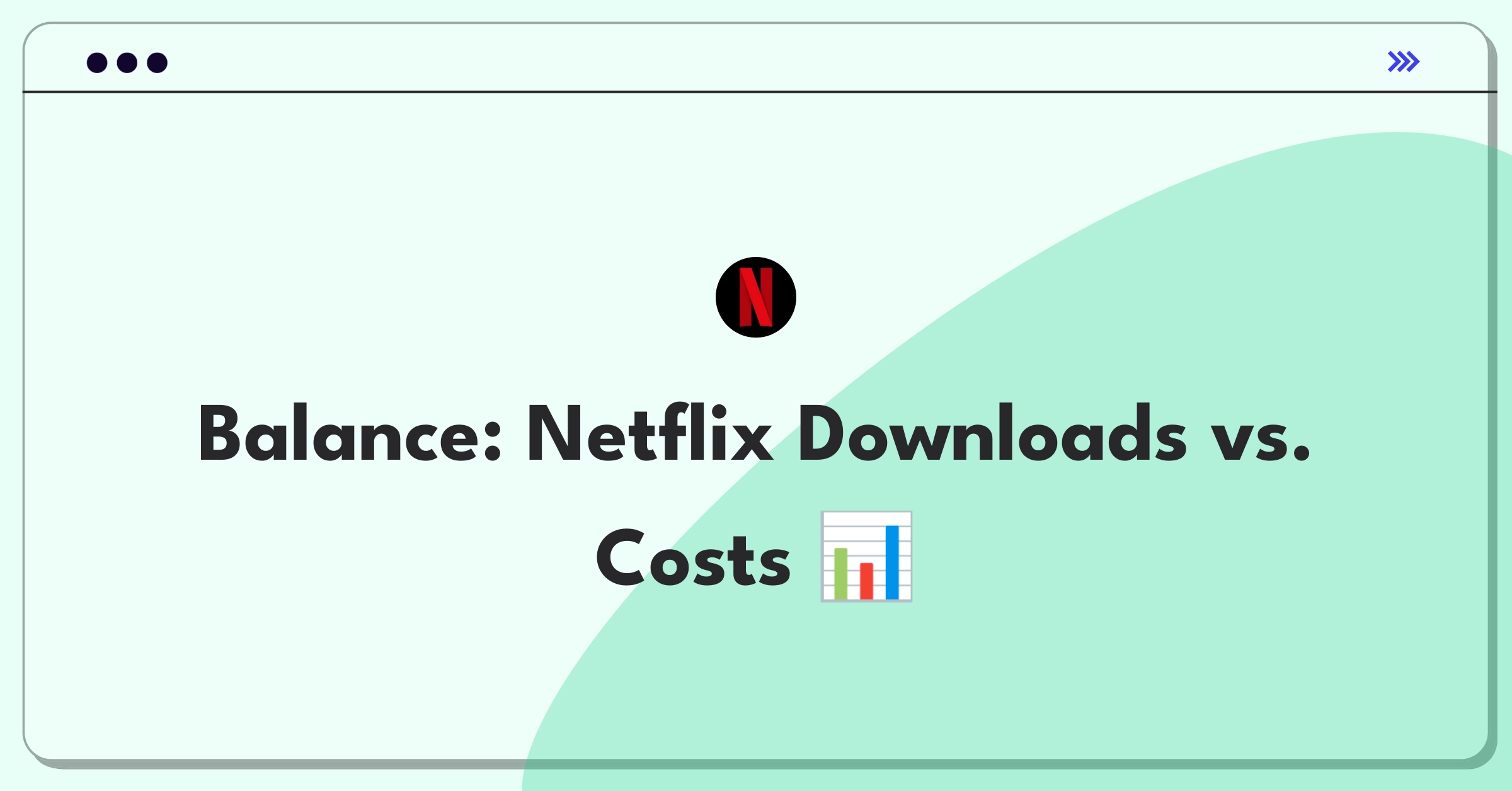 Product Management Trade-off Question: Netflix content download expansion versus cost considerations