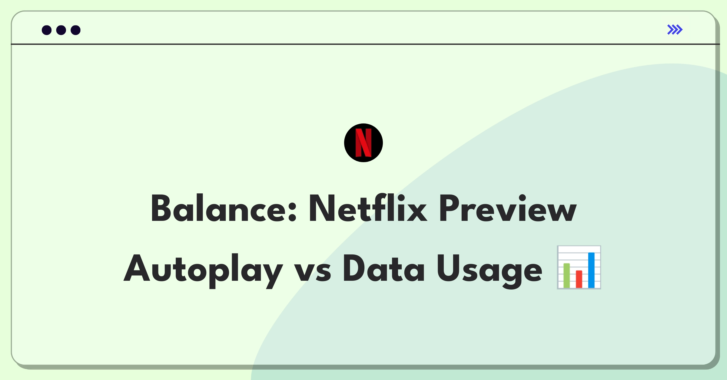 Product Management Trade-off Question: Netflix Preview autoplay features versus user-initiated previews and data usage