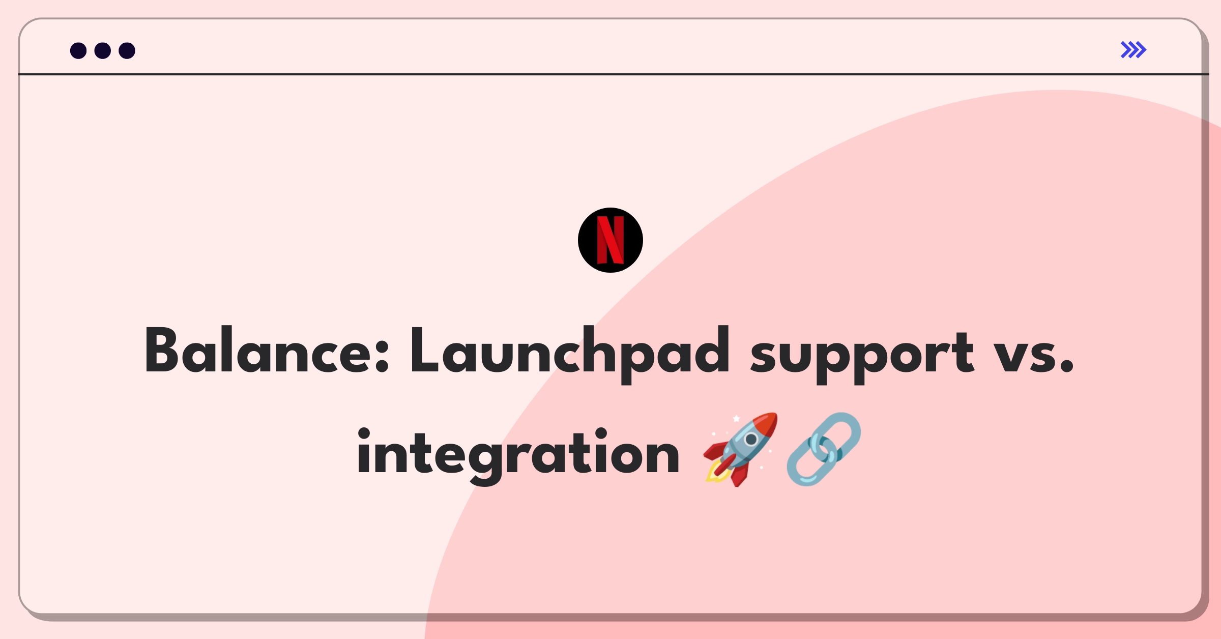 Product Management Trade-off Question: Amazon Launchpad startup support features versus marketplace integration strategy