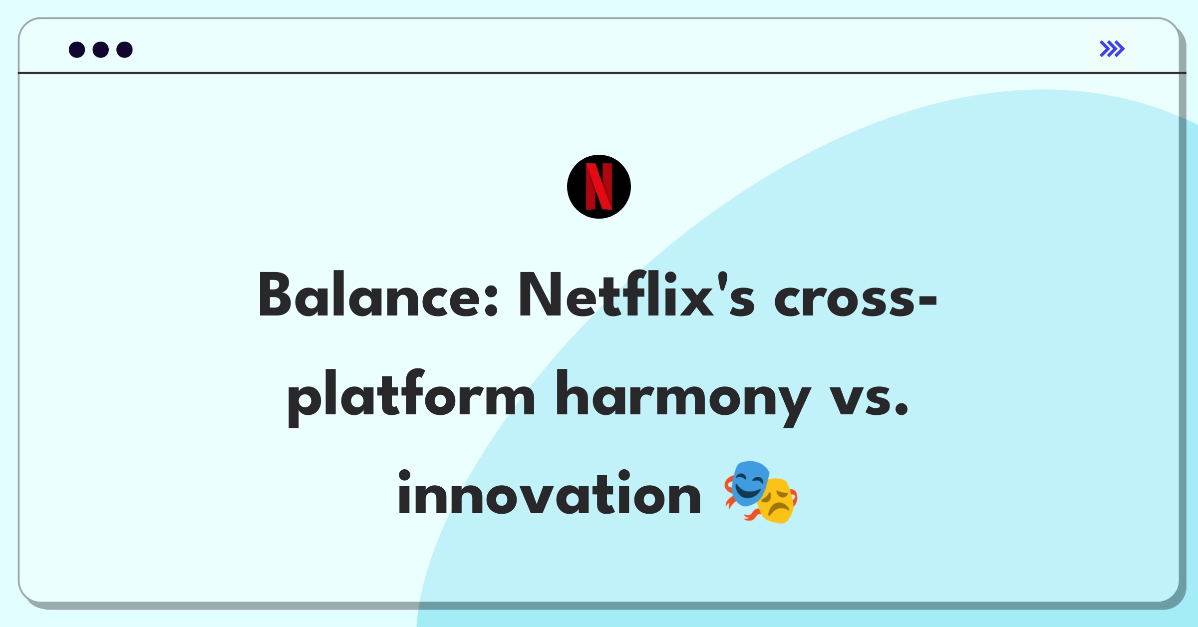 Product Management Strategy Question: Netflix cross-platform feature decision balancing user experience and development complexity