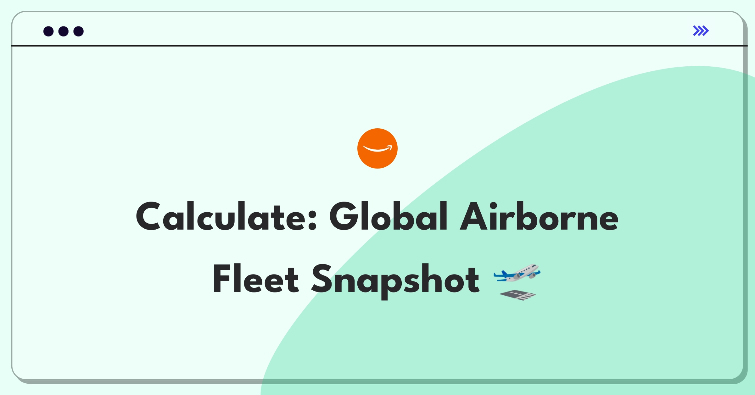 Product Management Guesstimate Question: Estimating number of airplanes in flight globally at any given moment