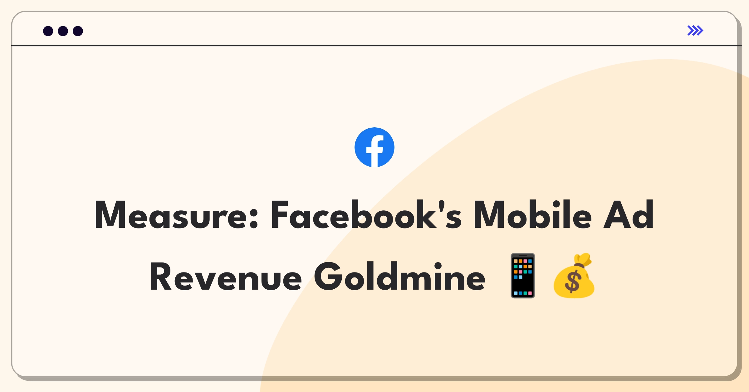 Product Management Guesstimate Question: Estimating Facebook's mobile ad revenue using market sizing techniques