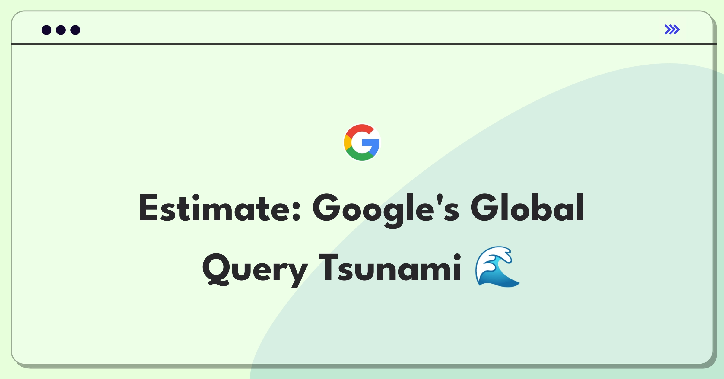 Product Management Guesstimate Question: Estimating Google's query processing capacity per second