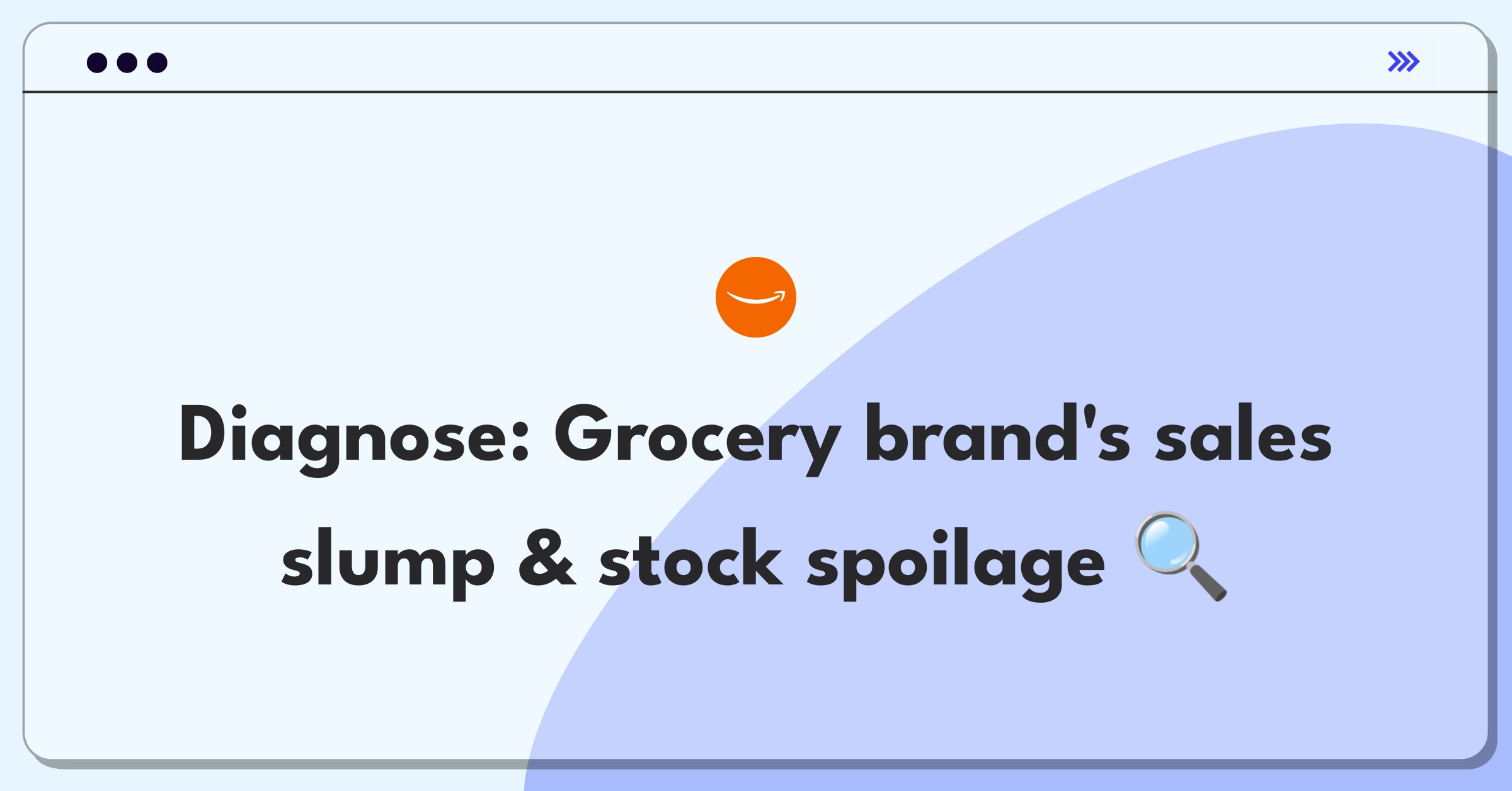 Product Management Root Cause Analysis Question: Grocery brand facing sales decline and expiring stock