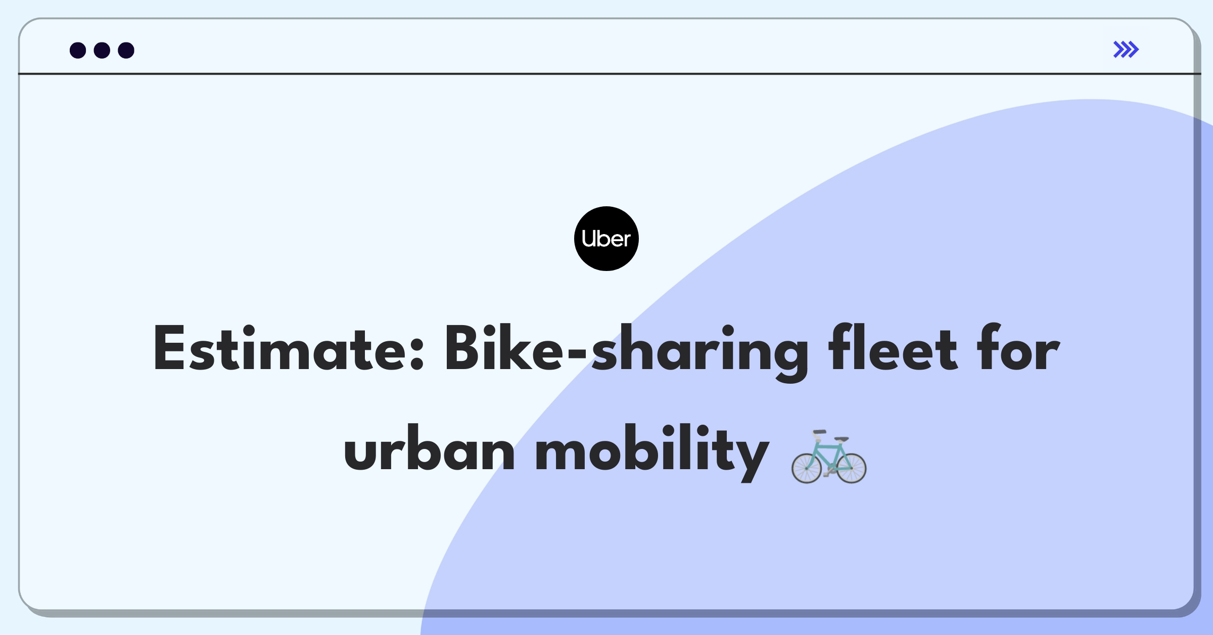 Product Management Guesstimate Question: Estimating bicycle fleet size for a bike-sharing startup in a big city