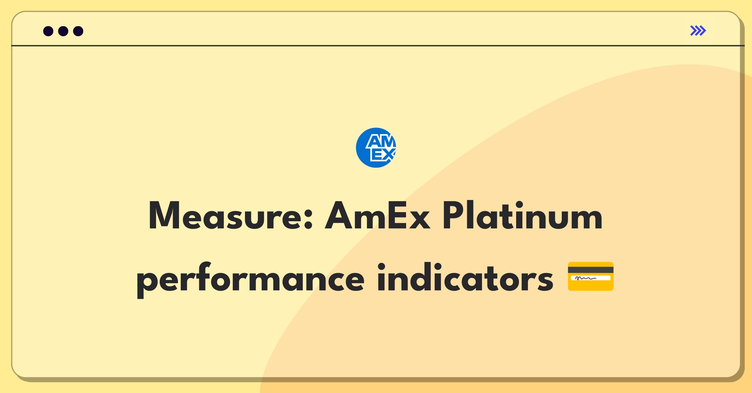 Product Management Success Metrics Question: Evaluating American Express Platinum Card performance through key metrics