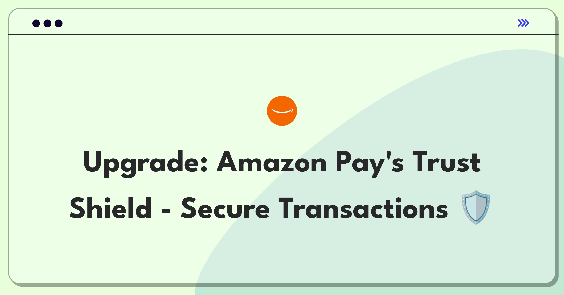 Product Management Improvement Question: Innovative security measures for Amazon Pay to enhance customer trust in digital transactions