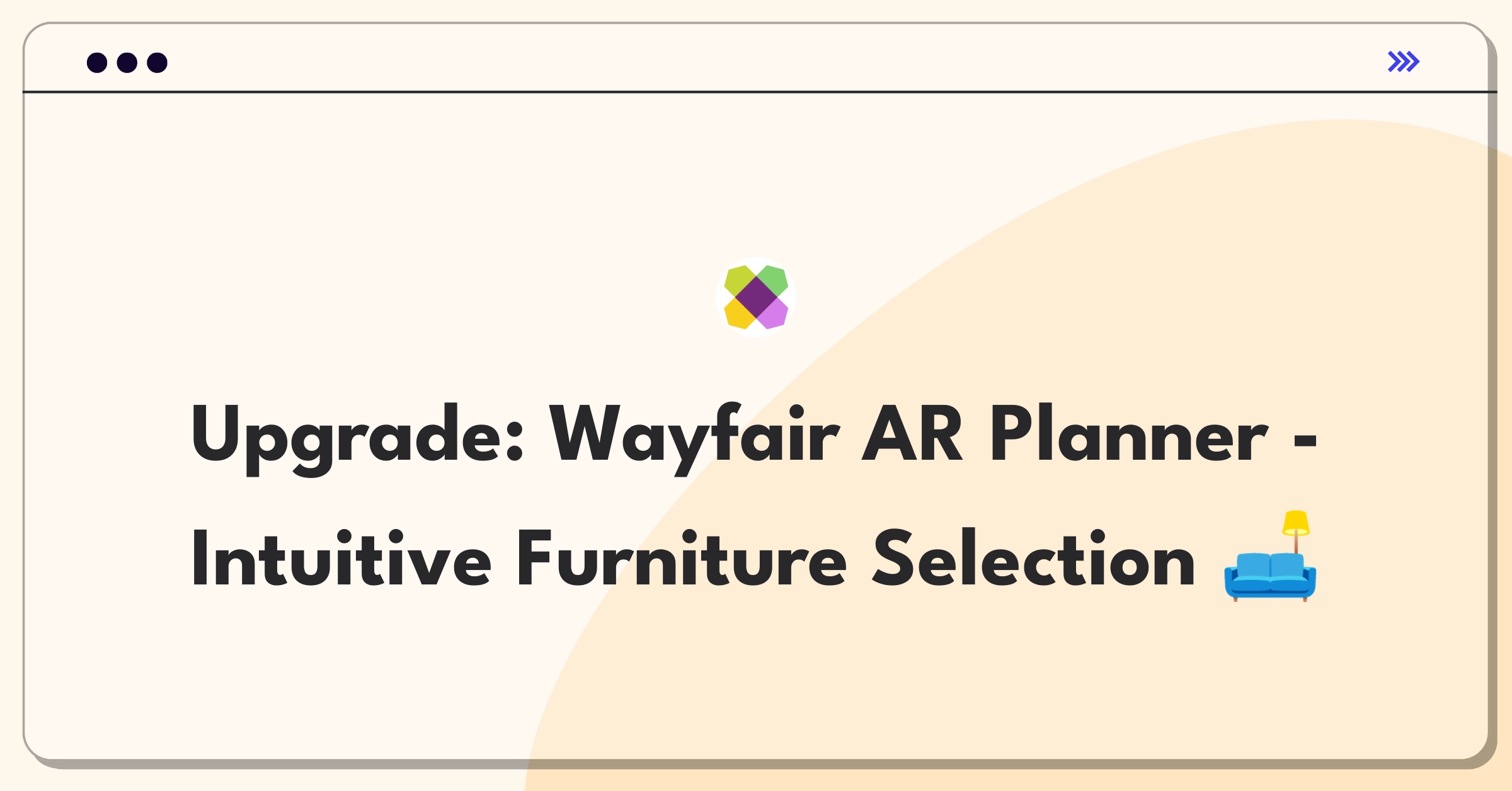 Product Management Improvement Question: Enhancing Wayfair's AR room planner for better furniture selection