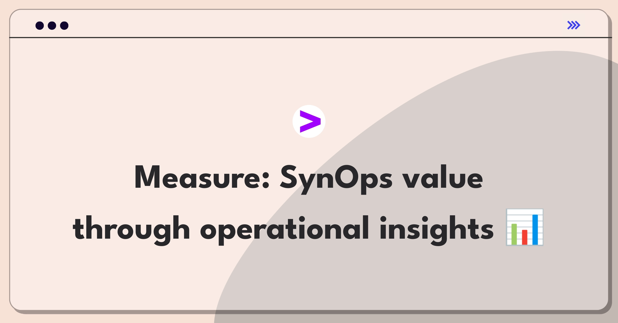 Product Management Analytics Question: Defining success metrics for Accenture's SynOps enterprise operations platform