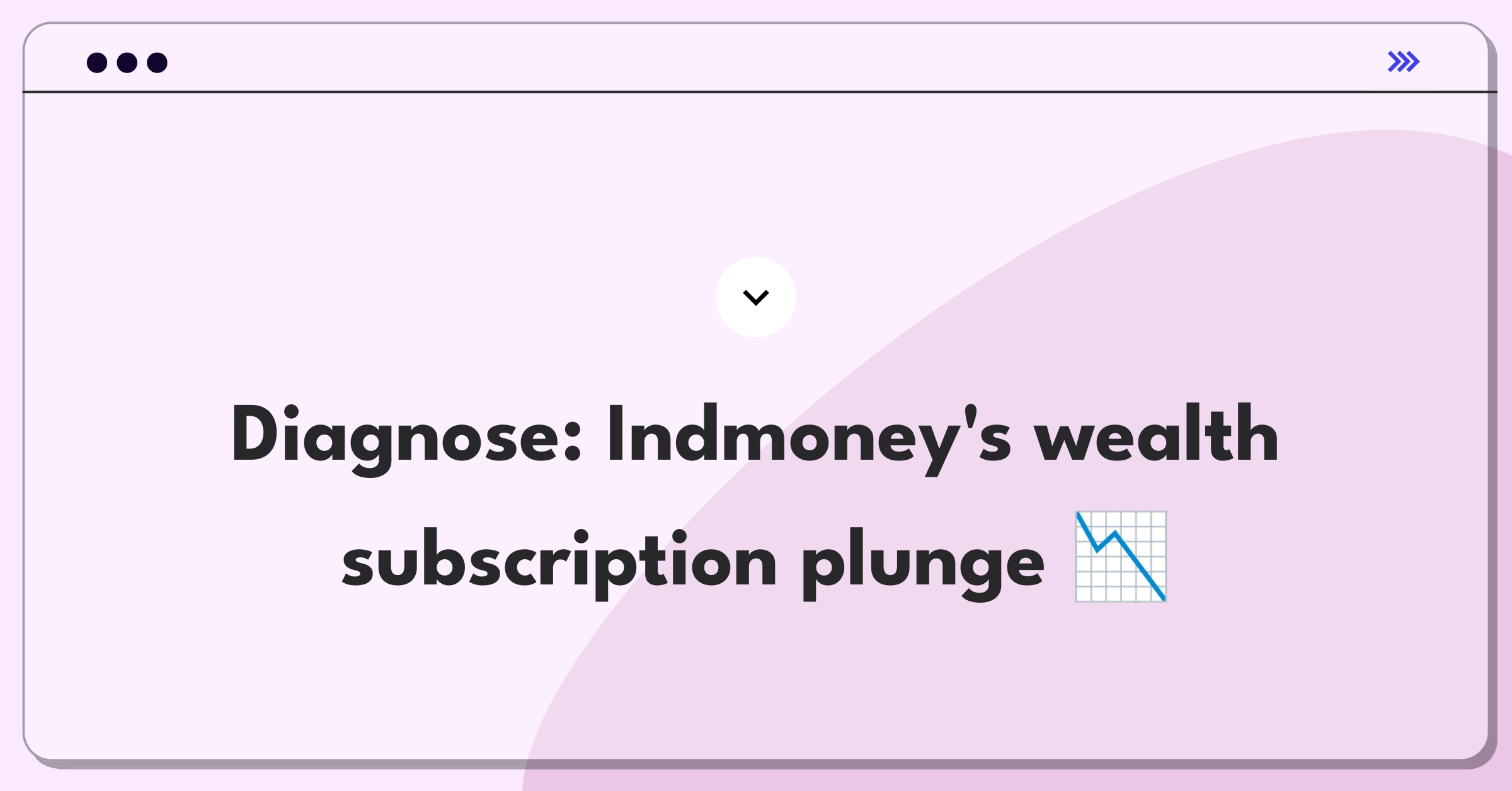 Product Management Root Cause Analysis Question: Investigating subscription decline for wealth management app