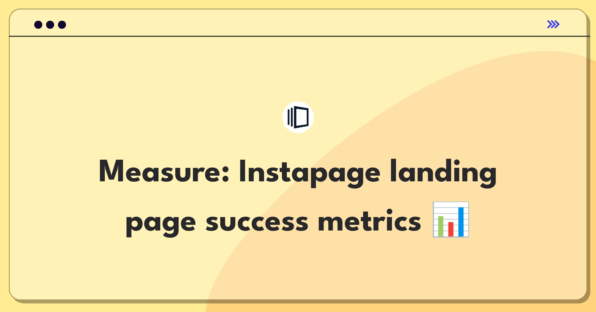 Product Management Success Metrics Question: Evaluating Instapage's landing page builder performance