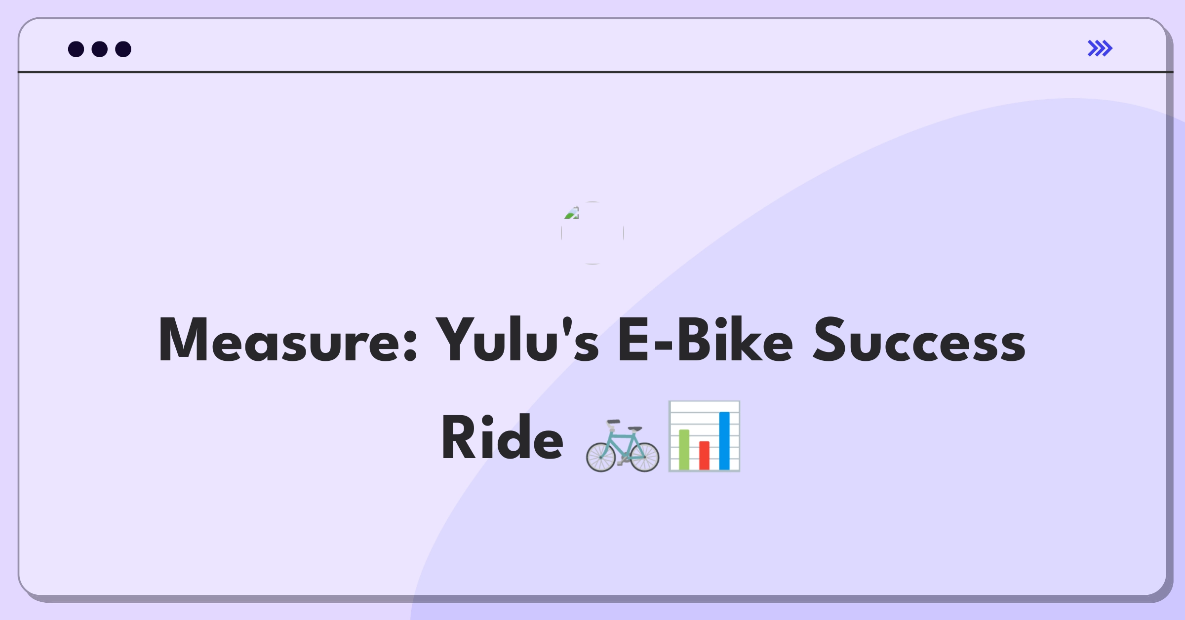 Product Management Analytics Question: Measuring success metrics for Yulu Bikes' electric bicycle rental service