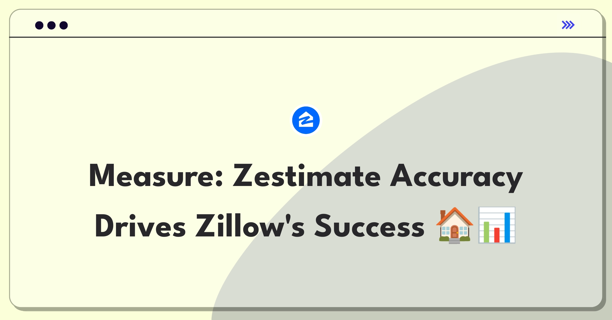 Product Management Analytics Question: Measuring success of Zillow's Zestimate feature with key metrics and stakeholders