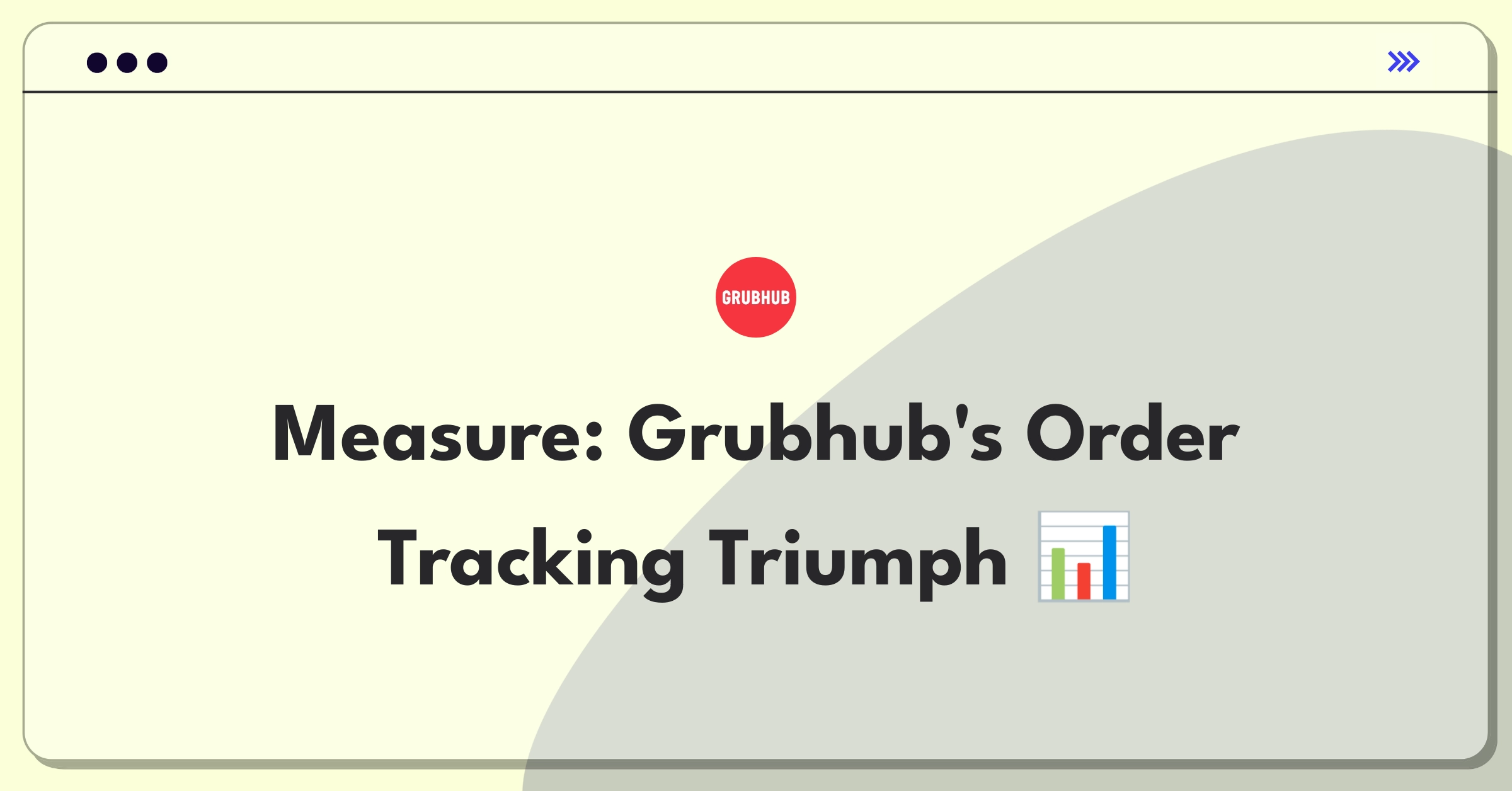 Product Management Metrics Question: Evaluating Grubhub's order tracking feature success through key performance indicators