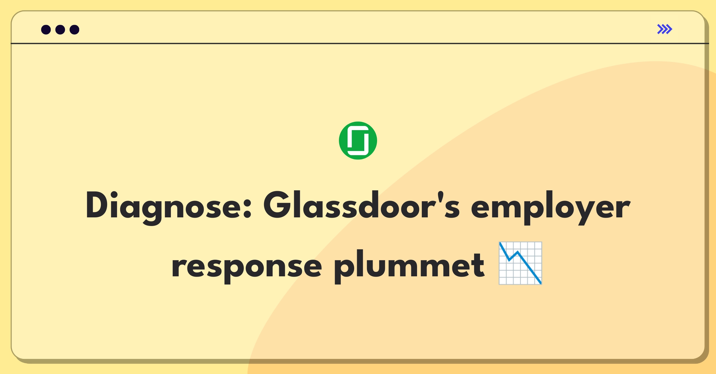 Product Management Root Cause Analysis Question: Investigating Glassdoor's employer engagement decline