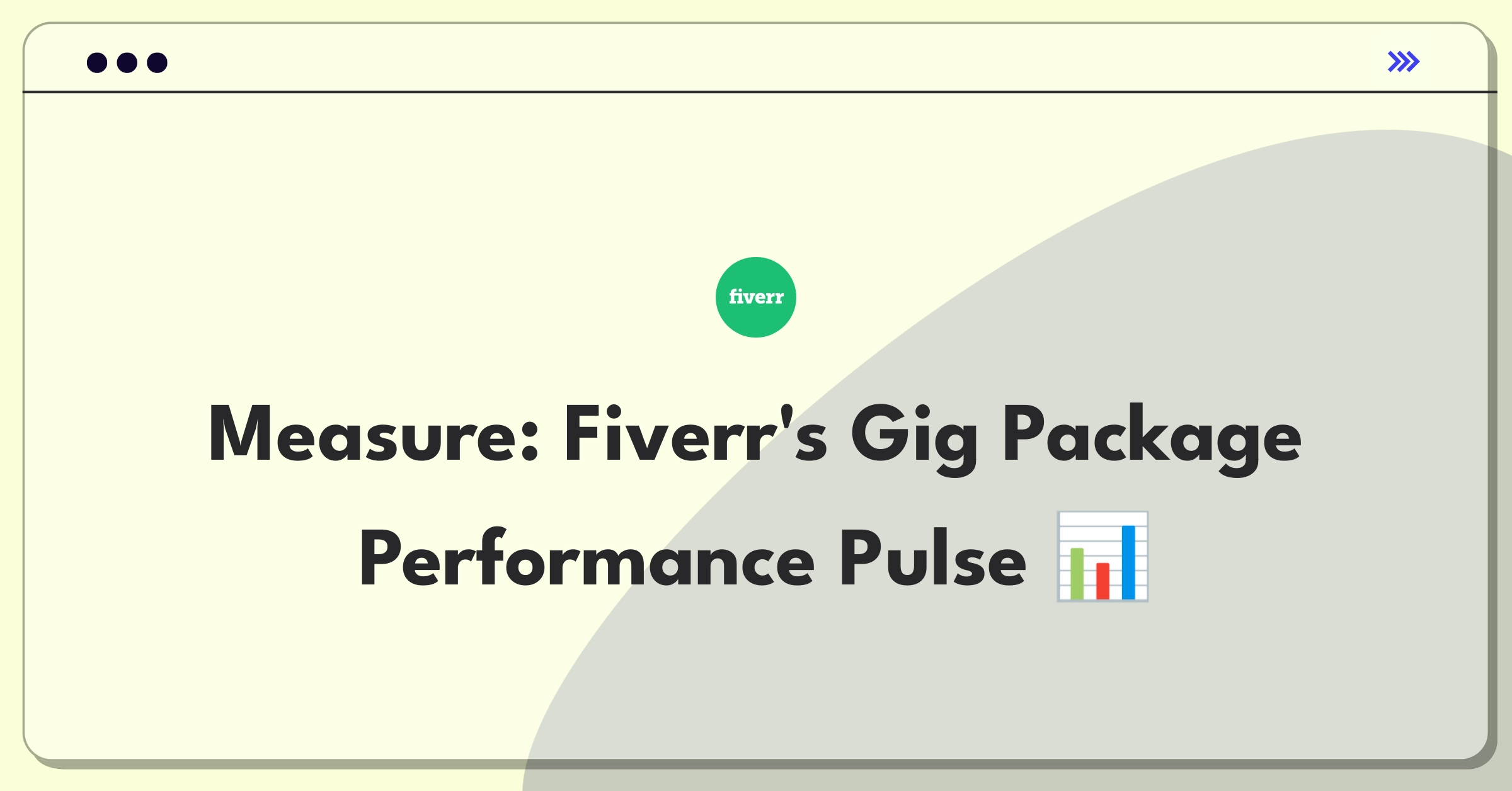 Product Management Success Metrics Question: Evaluating Fiverr's gig packages system with key performance indicators