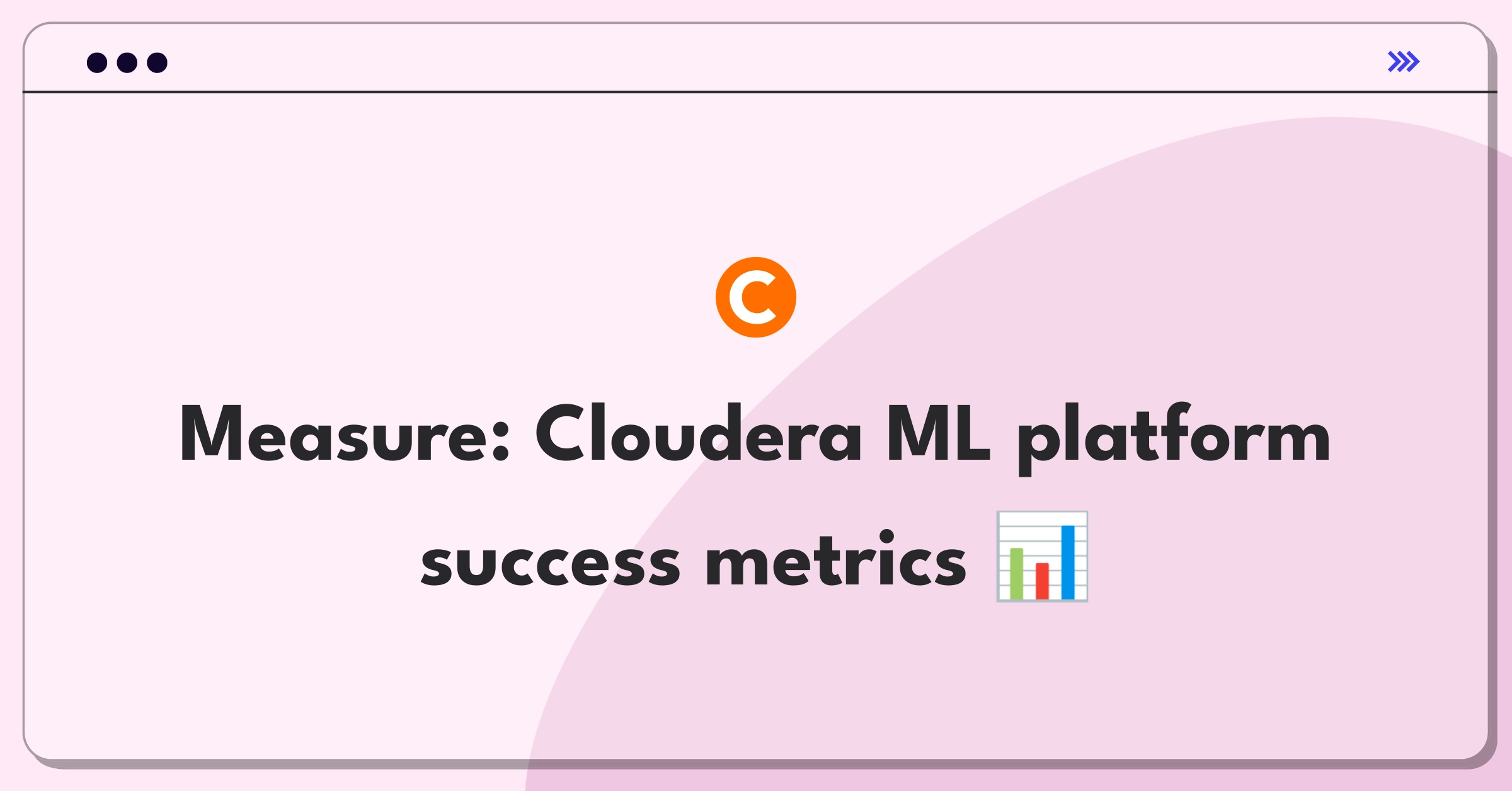 Product Management Analytics Question: Evaluating metrics for Cloudera's Machine Learning platform