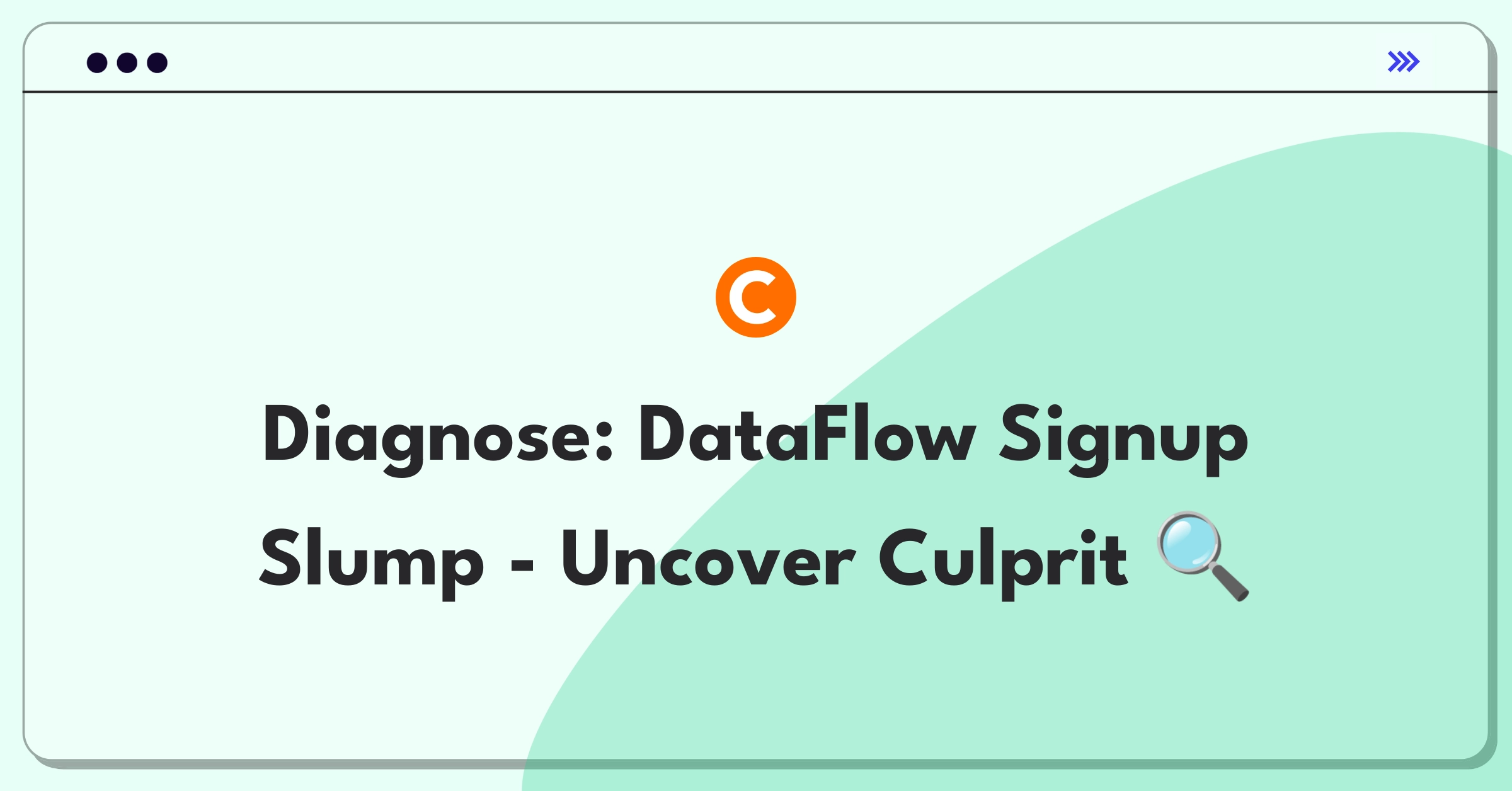 Product Management Root Cause Analysis Question: Investigating sudden decrease in Cloudera DataFlow user signups