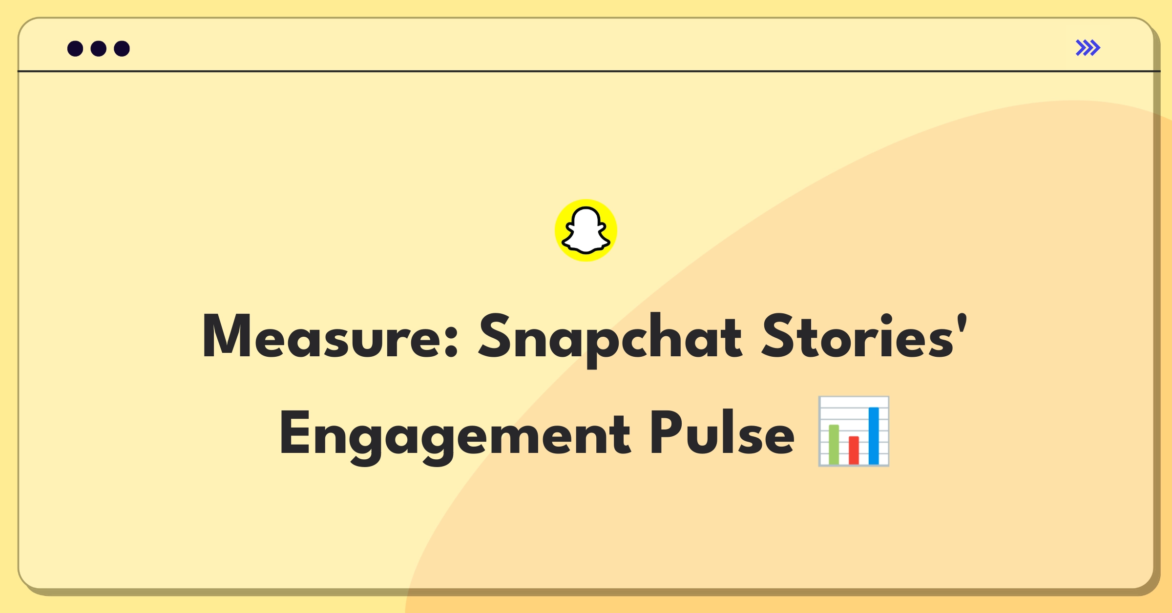 Product Management Analytics Question: Measuring success of Snapchat Stories feature using engagement metrics