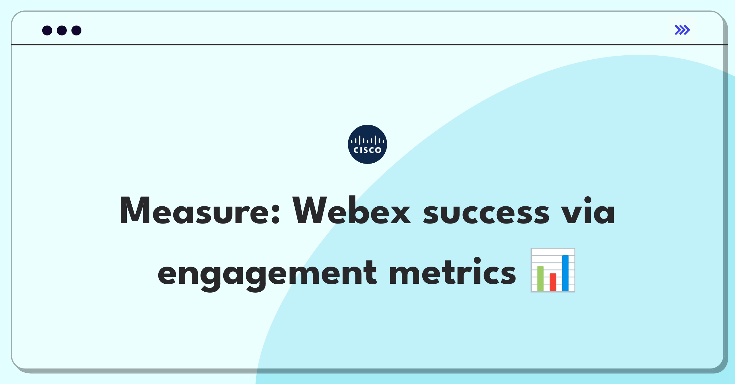 Product Management Analytics Question: Measuring success of Cisco's Webex Meetings platform using key performance indicators