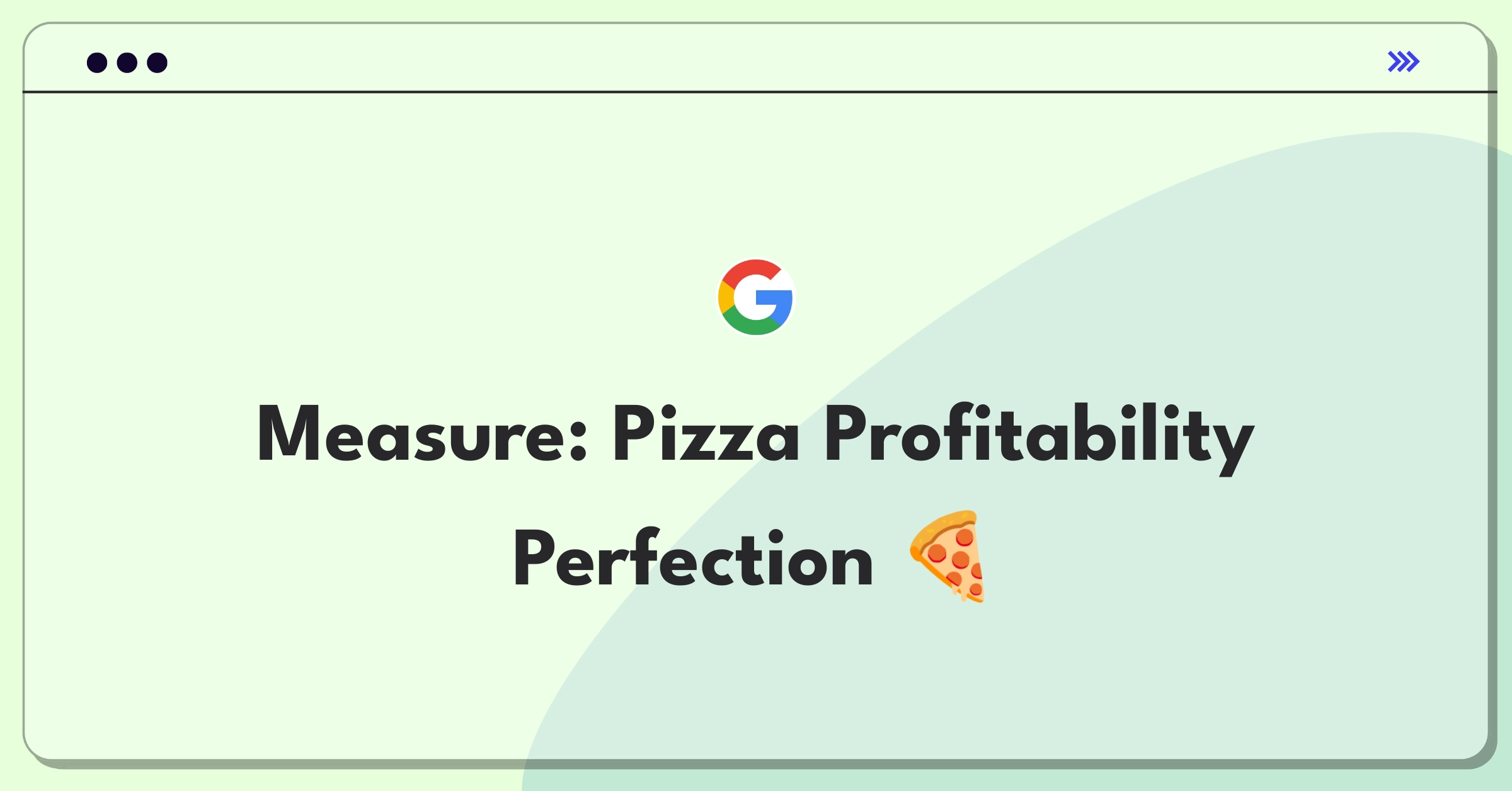 Product Management Success Metrics Question: Pizza restaurant location strategy board with pins and data