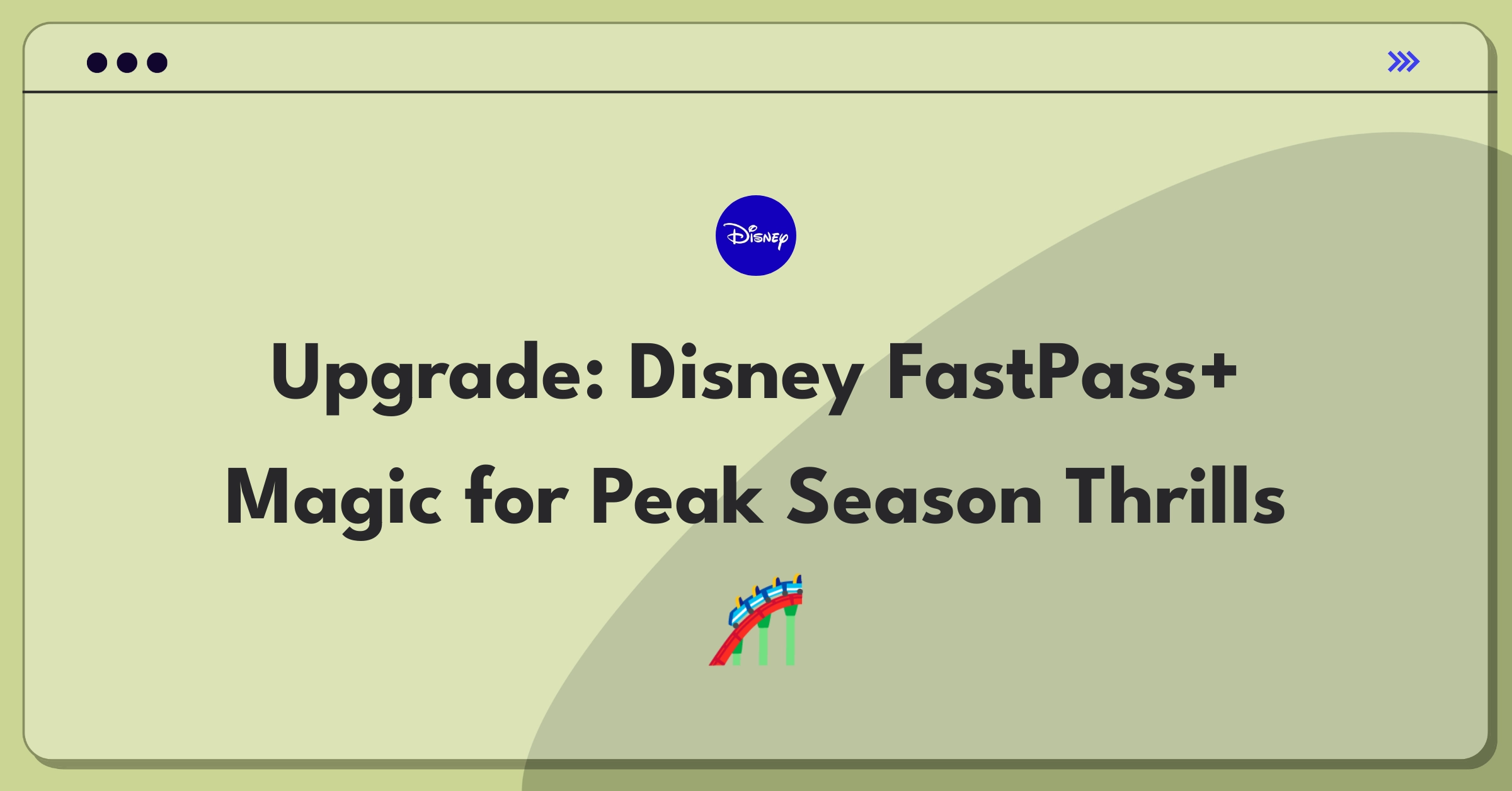 Product Management Improvement Question: Enhancing Disney's FastPass+ system to reduce wait times during busy periods