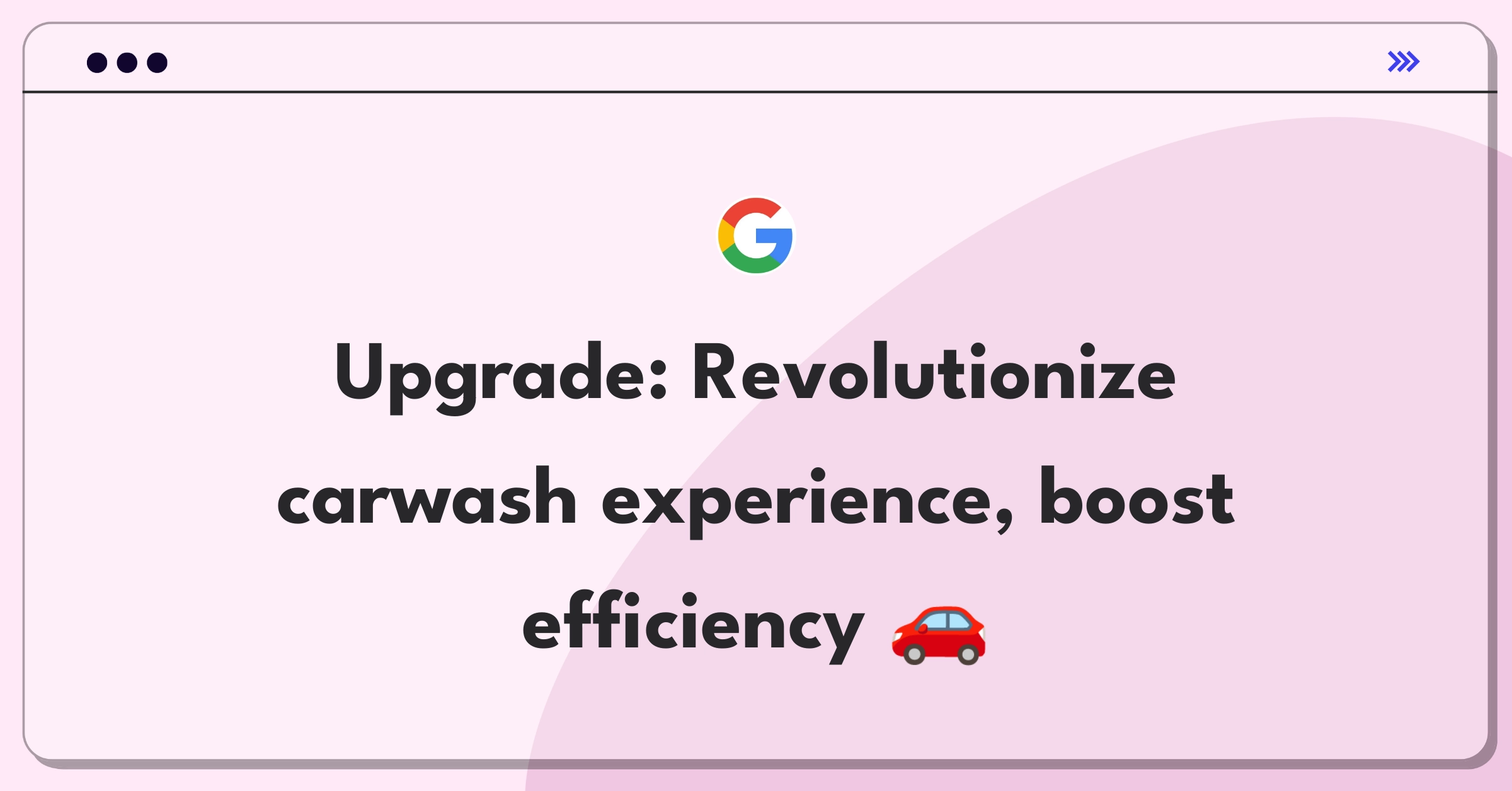 Product Management Improvement Question: Redesigning carwash for better user experience and operational efficiency