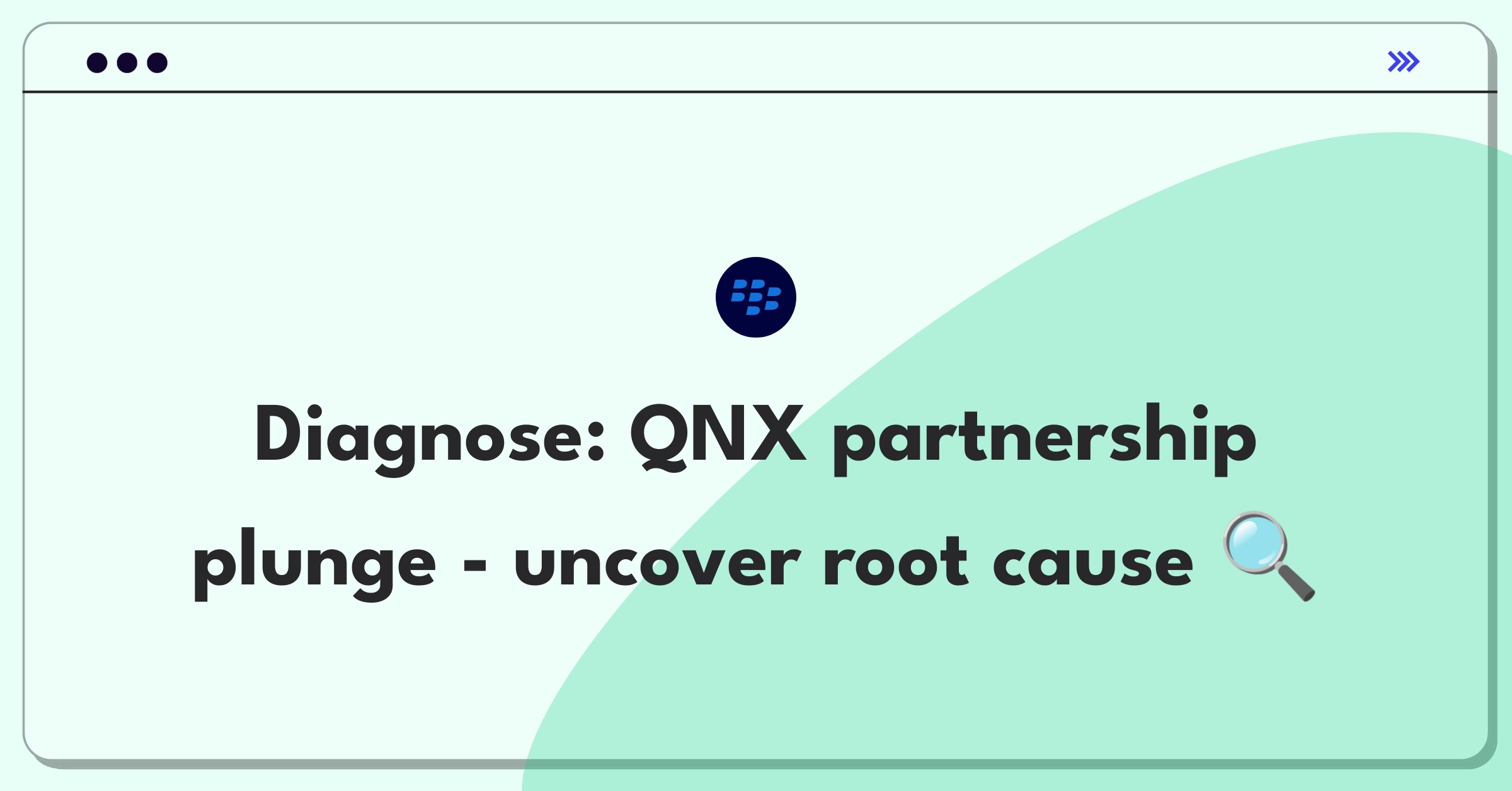 Product Management Root Cause Analysis Question: Investigating decline in BlackBerry QNX automotive partnerships