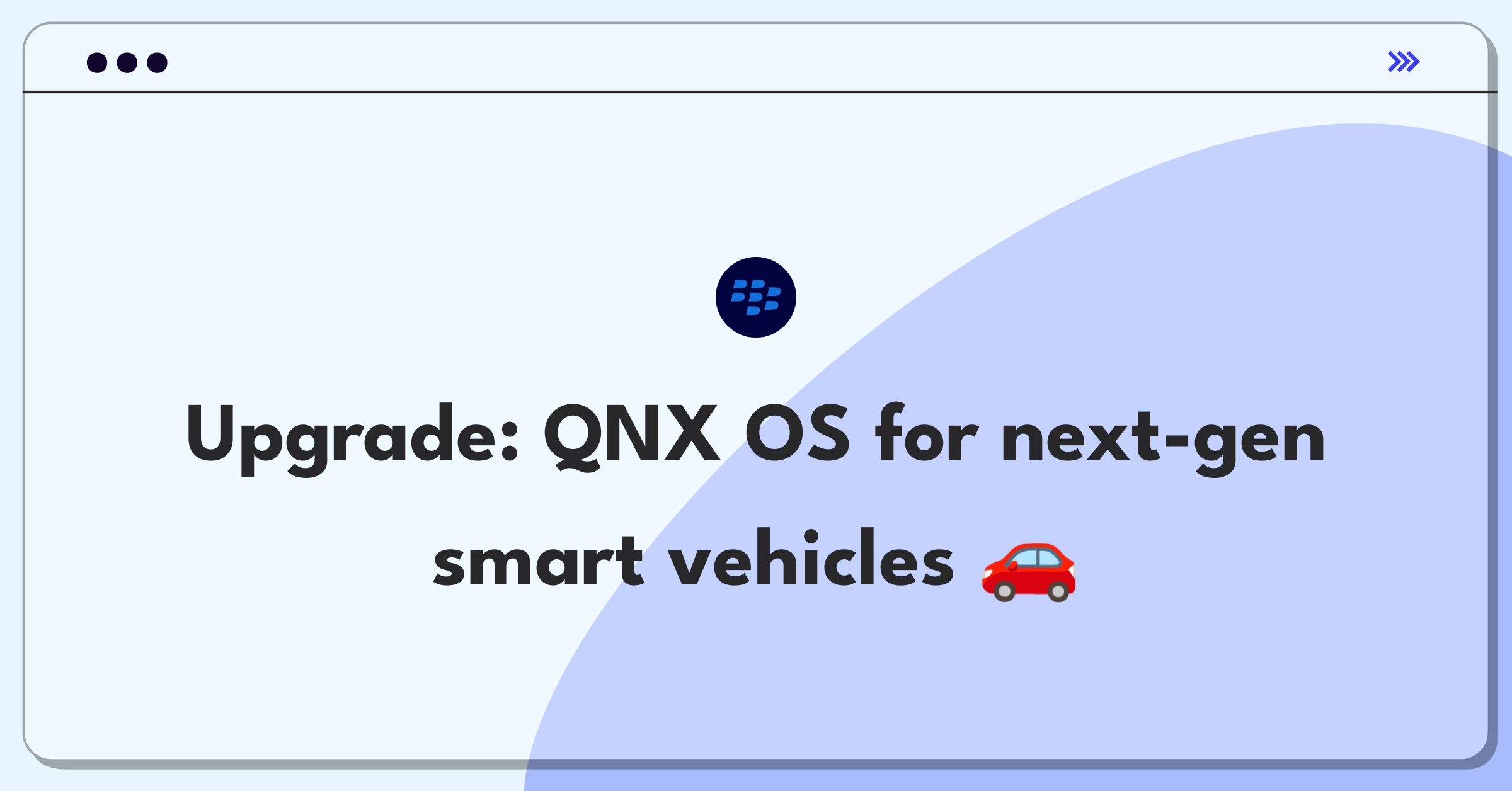 Product Management Improvement Question: Enhancing BlackBerry QNX for advanced automotive applications