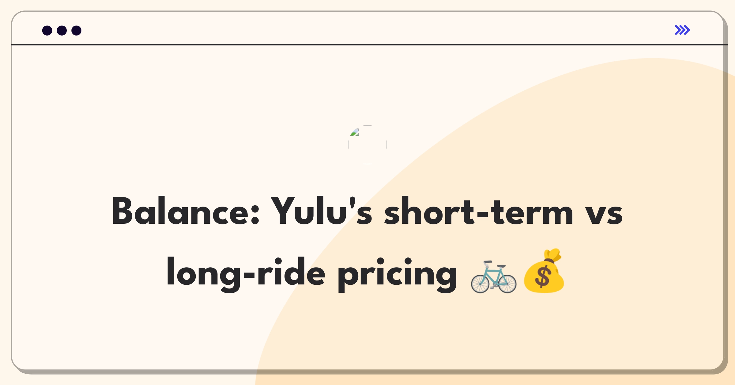 Product Management Tradeoff Question: Balancing Yulu Bikes pricing strategy for short-term rentals and longer rides