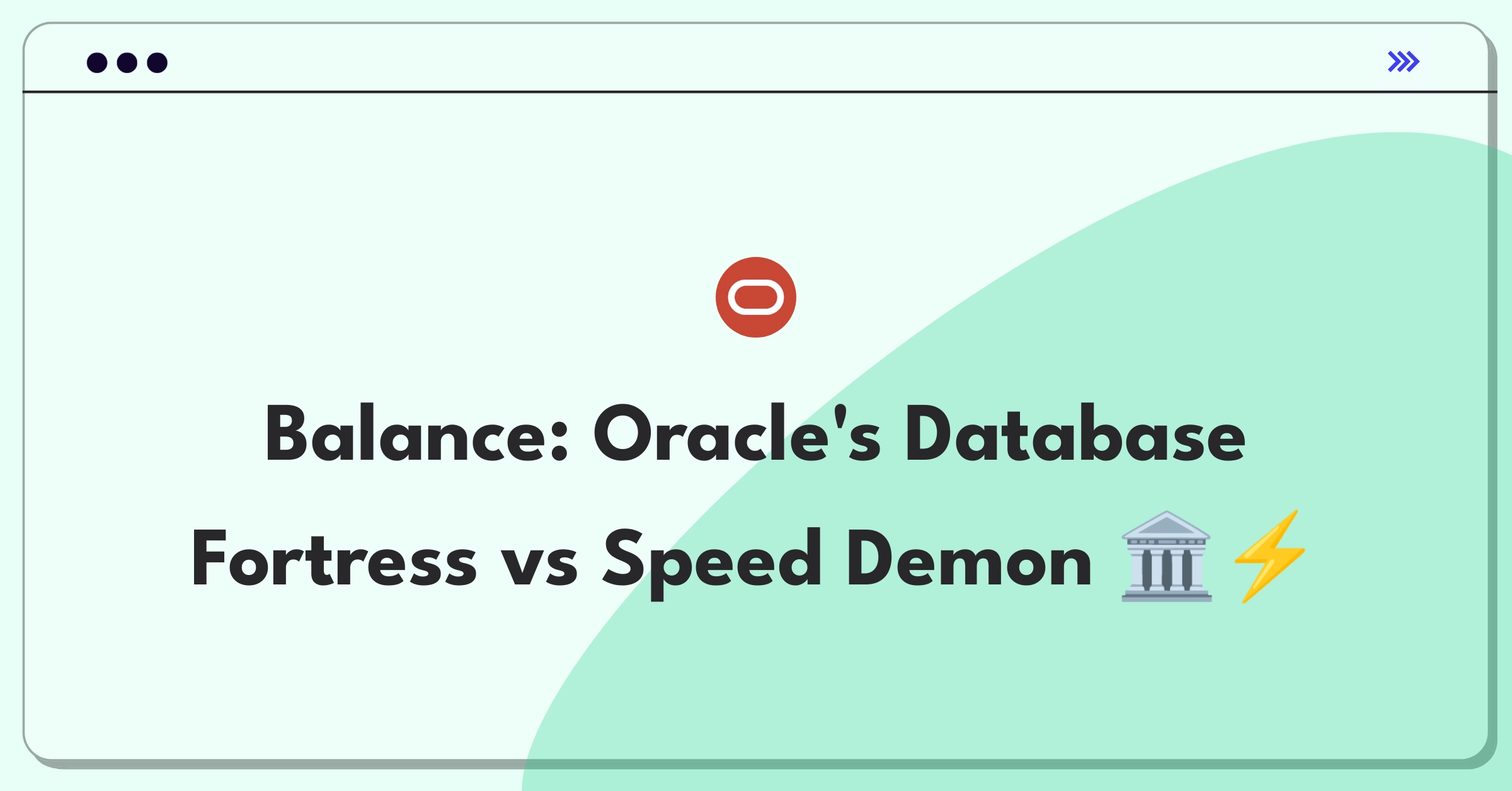 Product Management Tradeoff Question: Oracle Database security measures versus query performance and latency