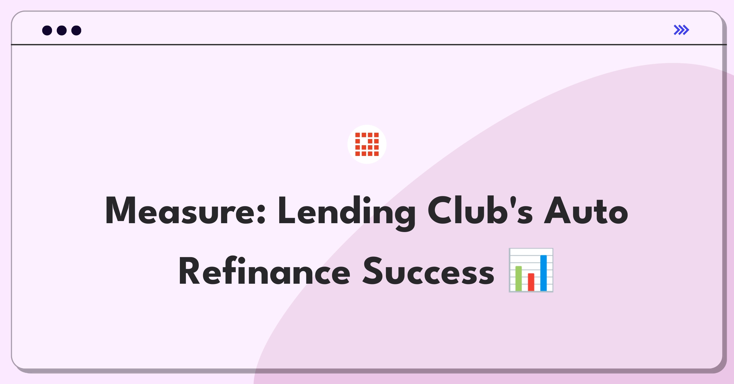 Product Management Metrics Question: Defining success for Lending Club's auto refinancing service