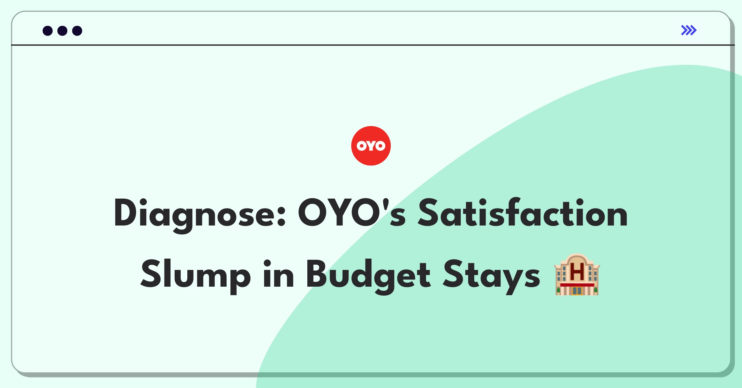 Product Management Root Cause Analysis Question: Investigating OYO Rooms' customer satisfaction decline in budget hotels