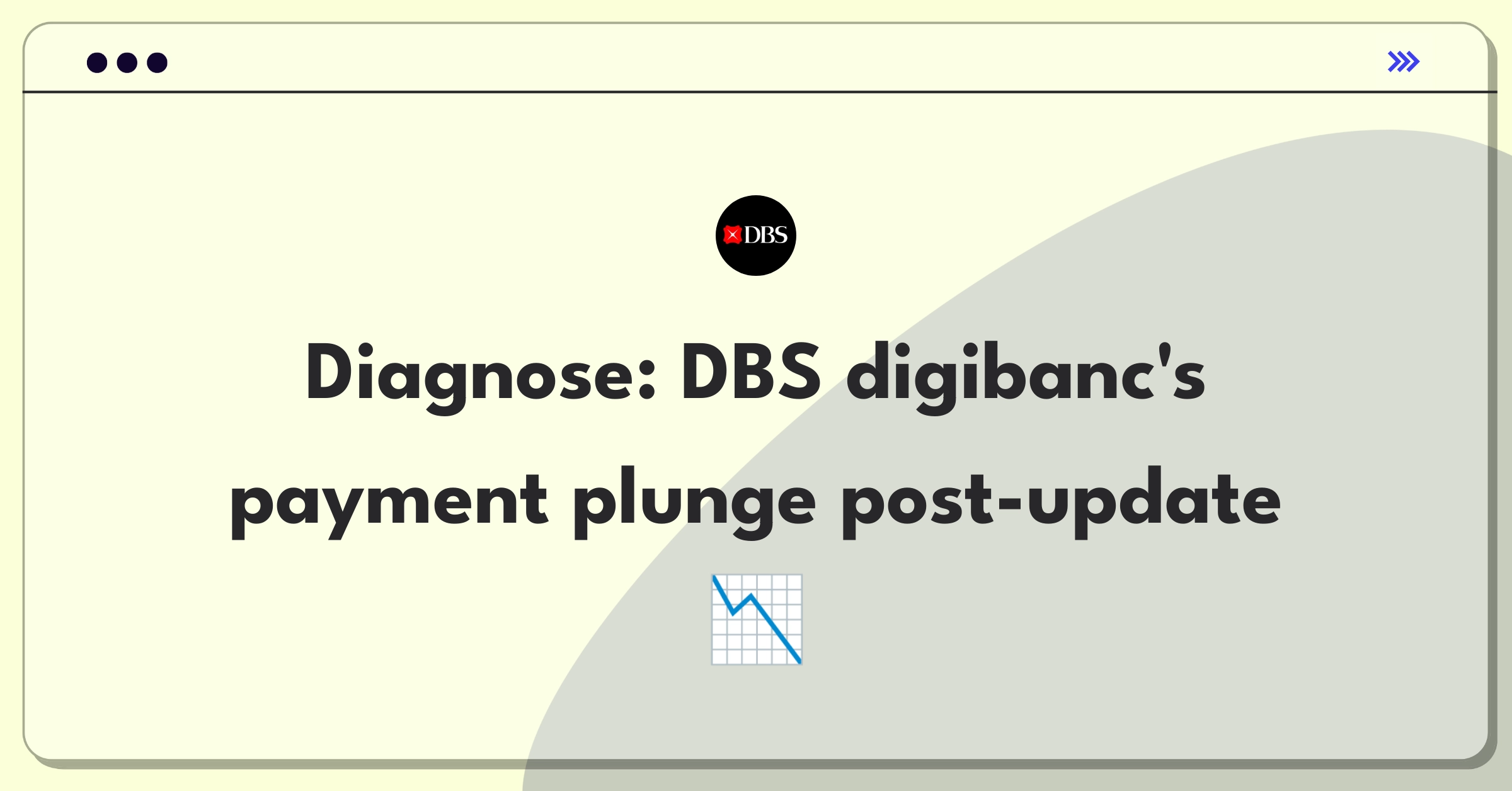 Product Management Root Cause Analysis Question: Investigating DBS digibanc's peer-to-peer payment transaction decline after app update