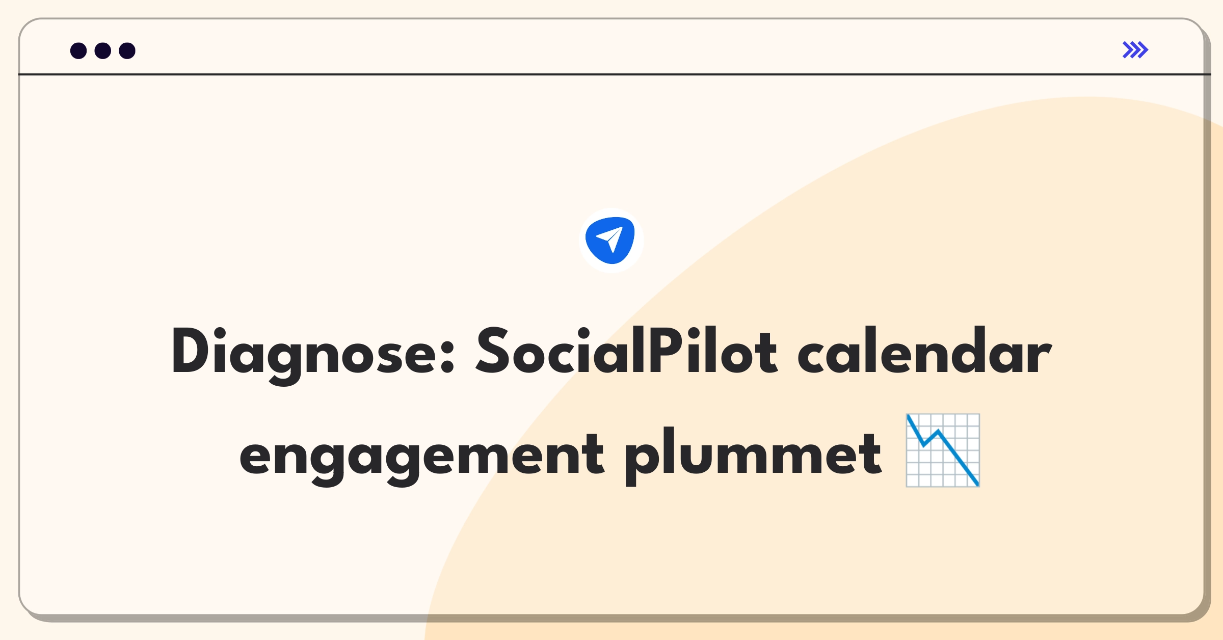 Product Management Root Cause Analysis Question: Investigating SocialPilot's content calendar feature user decline