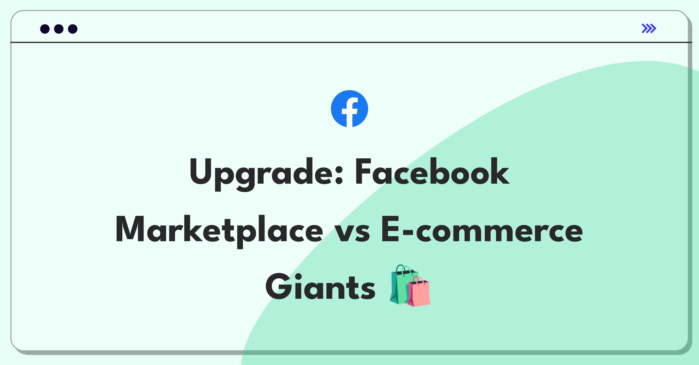 Product Management Improvement Question: Facebook Marketplace competing with dedicated e-commerce platforms